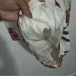 Rebecca De Ravenel 100% Silk Mini Dress White/Pink Floral Size 2 White Photo 6