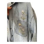 Vintage Cotton Denim Oversized Button Photo 1