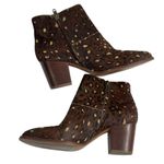 Madewell Leopard Print Calf Hair Leather Rosie Ankle Boot Sz 6 Style MA433 Shoes Photo 1