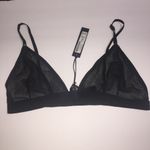 joe's jeans Joe’s Jeans Mesh Sheer Bralette Black Photo 6
