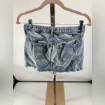 We The Free distressed button fly denim mini skirt size 27 100% cotton Photo 10
