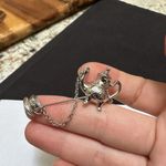 Signed Avon Teapot / Tea Cup Stick Lapel Pin Brooch NWOT Silver Tone Photo 5