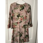 BCBGeneration  Floral Print‎ Faux Wrap Dress Long Sleeve Multicolor XL Photo 4