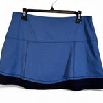 Lucky In Love Blue Black Mini Tennis Skort Skirt Womens L Golf Athletic Gorpcore Size L Photo 0