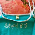 y2k vintage 2003 island girl bermuda summer turquoise blue cami tank top Size L Photo 6