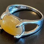 Yellow Aventurine S925 silver ring size 7.5 Photo 2
