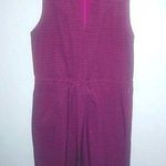 Eddie Bauer M Purple Pattern Drawstring Waist Sleeveless Lightweight Dress Photo 0