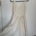 H&M  Cream Linen Blend Slip Dress Photo 4