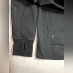 Lululemon  Full Zip Black Hoodie Jacket Size 4 Thumb Holes Photo 3