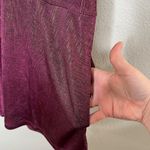 Susan Graver  Womens Burgundy Two-Piece Liquid Knit Set Tank and Cardigan S Photo 8