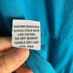 Habitat  V-Neck Midi Dress Stretch Jersey Teal Blue Size XL Casual Travel Photo 4