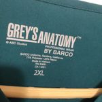 Grey's Anatomy Grey’s Anatomy By Barco Professional Wear Women’s  2XL Hunter Green Scrub Top Photo 1