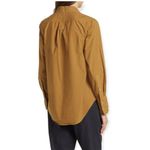 Alex Mill Georgie Pocket Shirt Golden Khaki Button Front Top XS Cotton New NWT Brown Photo 1