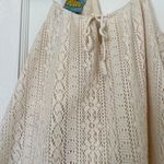 C&C Cream All Over Lace Cotton Swing Tank Top Tan Photo 1