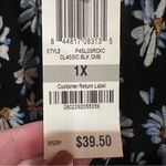 American Rag American Rag Daisy Print Off-the-Shoulder Smocked Peasant Rayon Blouse Size 1X Photo 8