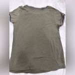 Heart Hips Dark Green Crew Neck Top Photo 1