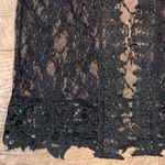 Polly & Esther Black Lace Robe/Cardigan with Bell Sleeves Photo 8