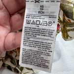 Old Navy Off White Floral Bottom Sheer Long Sleeve Blouse Photo 7