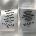 Jessica London Pants White 24 Chiffon Lined Lightweight Pockets Stretch New Photo 5