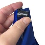 Elegant blue long sleeve maxi dress, size XXL, formal, velour, party, cocktail Photo 5