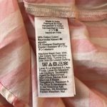 J.Crew Factory Button-Up Cotton Poplin Shirt Signature Fit Striped Pink White M Photo 3