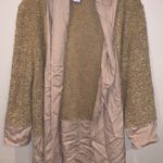 Soft Surroundings Open Brown Popcorn Cardigan Photo 0