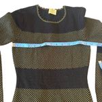 Torn By Ronny Kobo retro metallic cocktail dress. Bodycon and stunning! Small Photo 3