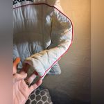 NFL New England Patriots White Team Apparel Jacket Medium full zip puffer sports Photo 4