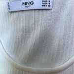 Mango MNG SUIT Ivory Body-con Knit Sleeveless Midi Dress Sz Small (4) Photo 4