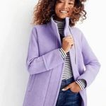 J.Crew ππ Cocoon Coat Italian Stadium-Cloth Wool Blend ~ French Purple 10 Photo 3