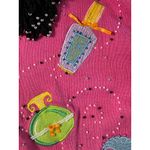 Jack B Quick 90s Pink Perfume Knit Cardigan size Medium Photo 6