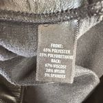 St. John Faux Leather Front Leggings Elastic Pant NWT Size Large $895 Modern Blk Photo 5