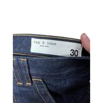 American Rag Rag Bone Dark Wash Wide Leg Baggy Fit Front Patch Pockets Jeans Size 30 Photo 6