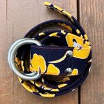 MAAX Blue Fish River Hawaiian Print Cotton Belt, sz. S Photo 0