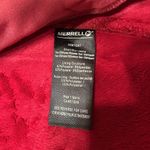 Merrell  Aeroblock Red Microfiber Mid Season Jacket Fleece Lined Hooded Small EUC Photo 4
