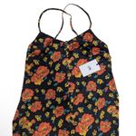 Revolve NWT LPA Dress Black Floral Slip Midi Rose Garden Boho A Line Open Back XS Photo 6