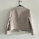 ASOS Blazer Womens Size 8 Cropped Raw Edge Occasion Open Front Photo 2