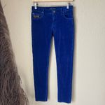 Ralph Lauren  vintage blue label royal blue corduroy polo embroidered pant Photo 1