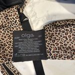 Olga wide strap leopard print accents underwire not lined T Photo 6