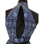 Sherri Hill 2 Piece Chiffon Skirt/Embellished Top Blue Size 6 Style 51296 Formal Photo 6