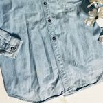 Woolrich Vintage Southwestern Double Sided Tribal Embroidered Bleach Denim Top Photo 13