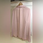 Notations NWOT  Pink Button down with stipe sleeve detail 2x Photo 3
