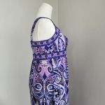 Apt. 9 Y2K  Blue Purple Floral Paisley Maxi Sun Dress M Photo 3