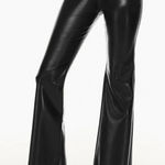 Wilfred  Beatrix Flared Vegan Leather Black Pants Photo 0