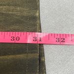 JR Nites by Caliendo Gold Metallic Button Down Blouse Medium Dressy Glam Evening Tan Photo 8