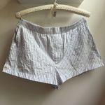 ZARA  Striped Shorts Blue & white Photo 0