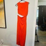 Atlein Red Jersey Sleeveless Crewneck Side Zipper Closure Jersey Dress Size S Photo 6