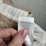 Everlane  Tan White Striped Linen Boxy‎ Top Photo 5