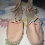 Eileen Fisher  Lace Up D’Orsay Lee Espadrille Latte Flat Sandal Size 9 NWOT Photo 7