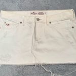 Hollister y2k mini jean denim skirt white 3 Photo 0